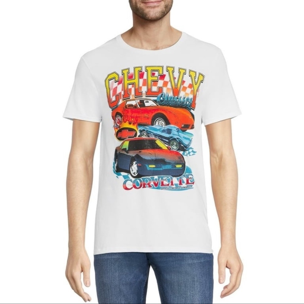 Chemistry Medium White Chevy‎ Graphic Tee Shirt